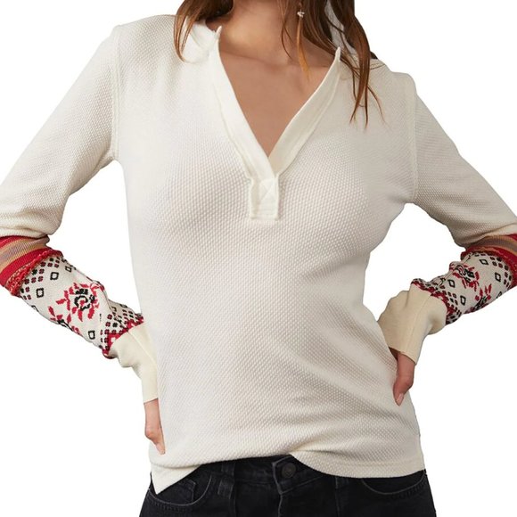 Free People Tops - NWT Free People We The Free Cream Mikah Layering Cuff S